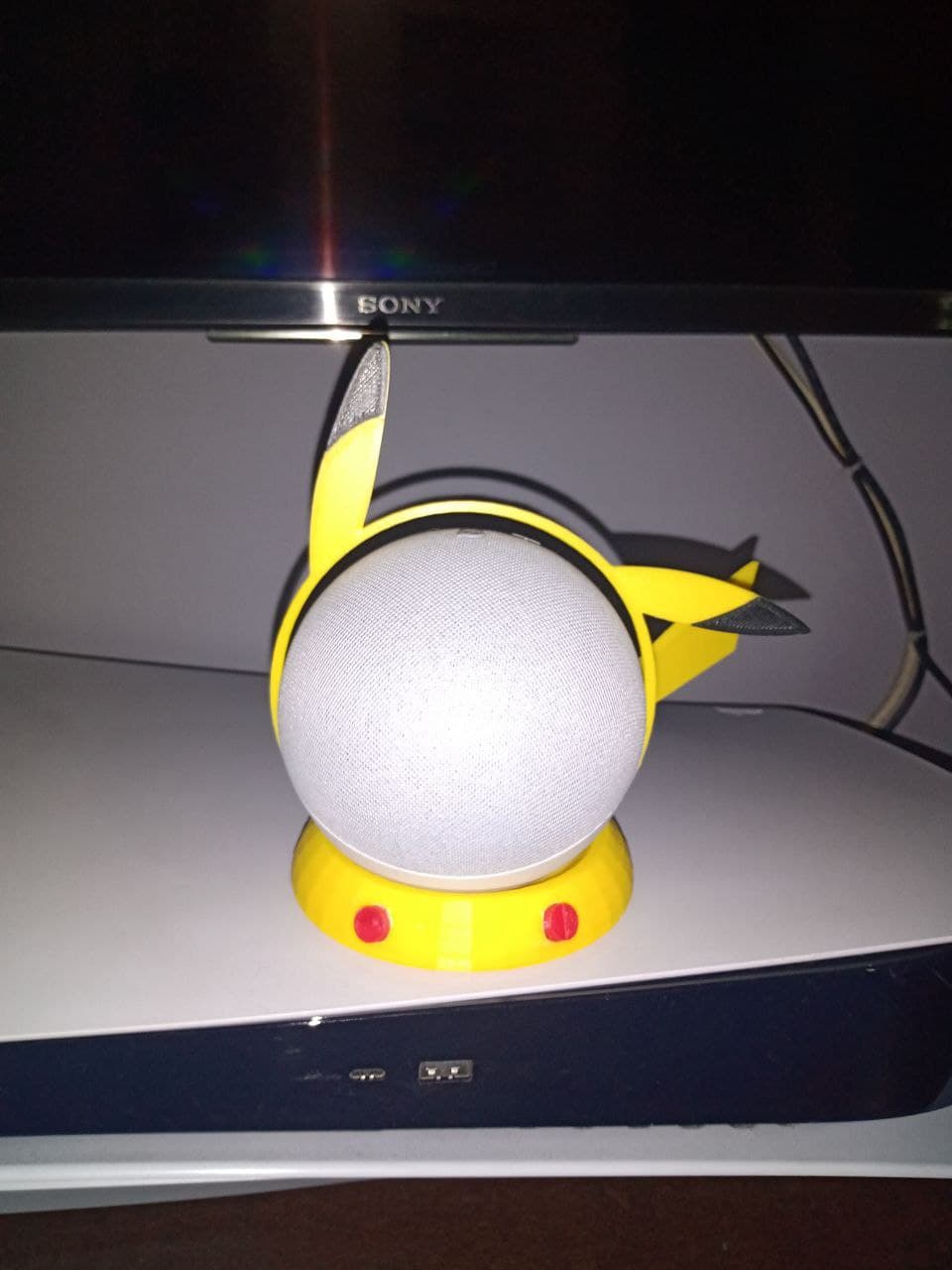Soporte Pikachu Para  Echo Dot 3°generación